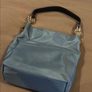 Light blue bucket bag